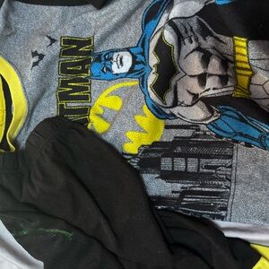 Batman Kids Pajama Set - Gray, Black, Yellow, Blue